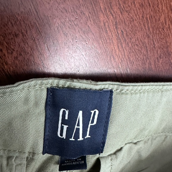 NWT Gap Olive Green Slim Ankle Chino Pants Size 8 - Picture 4 of 11